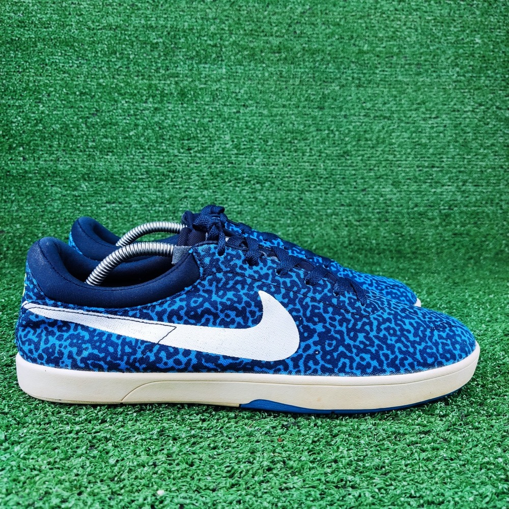 Nike Shoes Mens 11 Blue SB Eric Koston SE Skateboarding Animal Print 579778-414